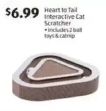 Aldi Heart to tail interactive cat scratcher offer