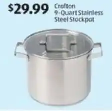 Aldi Crofton 9-quart stainless steel stockpot offer