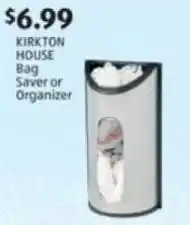 Aldi Kirkton house bag saver or organizer offer