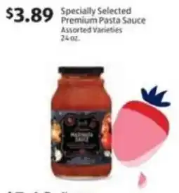 Aldi Specially Selected Premium Pasta Sauce Assorted Varieties offer
