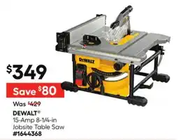 Lowe's 15-Amp 8-1/4-in Jobsite Table Saw offer
