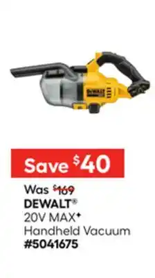 Lowe's 20V MAX♦ Handheld Vacuum offer