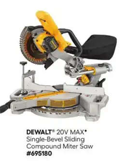 Lowe's DEWALT 20V MAXF Single-Bevel Sliding Compound Miter Saw offer