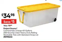 Lowe's Project Source offer