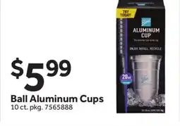 Stop&Shop Ball Aluminum Cups offer