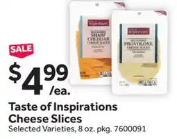 Stop&Shop Taste of Inspirations Cheese Slices offer