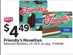 Stop&Shop Friendly's Novelties offer