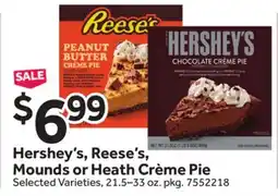 Stop&Shop Hershey's, Reese's, Mounds or Heath Crème Pie offer