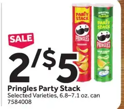 Stop&Shop Pringles Party Stack offer