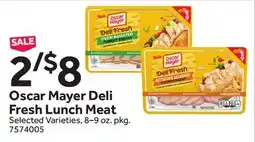 Stop&Shop Oscar Mayer Deli Fresh Lunch Meat offer