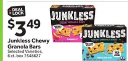 Stop&Shop Junkless Chewy Granola Bars offer
