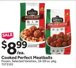 Stop&Shop Cooked Perfect Meatballs offer