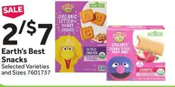 Stop&Shop Earth's Best Snacks offer