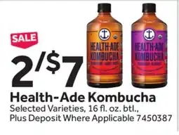 Stop&Shop Health-Ade Kombucha offer