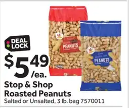 Stop&Shop Stop & Shop Roasted Peanuts offer