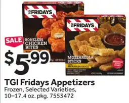 Stop&Shop TGI Fridays Appetizers offer
