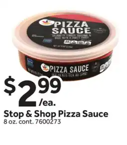Stop&Shop Stop & Shop Pizza Sauce offer