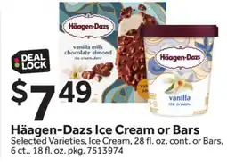Stop&Shop Häagen-Dazs Ice Cream or Bars offer