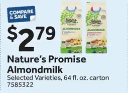 Stop&Shop Nature's Promise Almondmilk offer