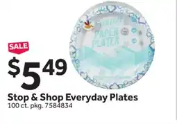 Stop&Shop Stop & Shop Everyday Plates offer