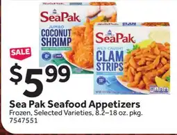 Stop&Shop Sea Pak Seafood Appetizers offer