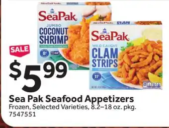 Stop&Shop Sea Pak Seafood Appetizers offer