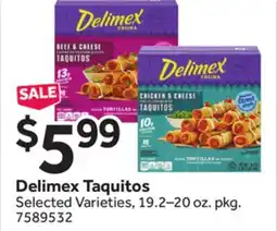 Stop&Shop Delimex Taquitos offer