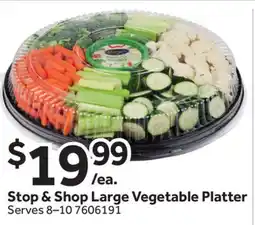Stop&Shop Stop & Shop Large Vegetable Platter offer