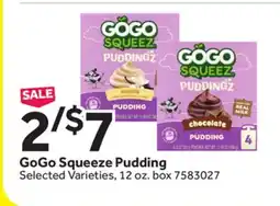 Stop&Shop GoGo Squeeze Pudding offer