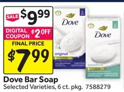 Stop&Shop Dove Bar Soap offer