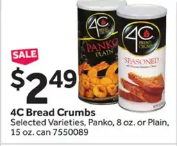 Stop&Shop 4C Bread Crumbs offer