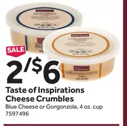 Stop&Shop Taste of Inspirations Cheese Crumbles offer