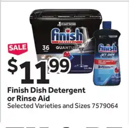 Stop&Shop Finish Dish Detergent or Rinse Aid offer