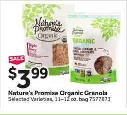 Stop&Shop Nature's Promise Organic Granola offer