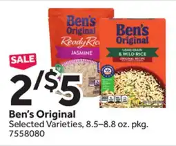 Stop&Shop Ben's Original offer