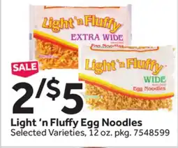 Stop&Shop Light'n Fluffy Egg Noodles offer