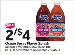 Stop&Shop Ocean Spray Flavor Splash offer