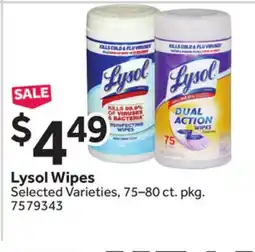 Stop&Shop Lysol Wipes offer