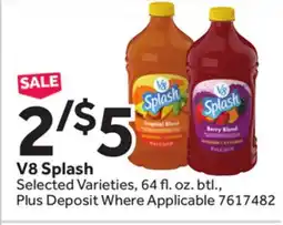 Stop&Shop V8 Splash offer