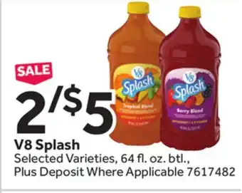 Stop&Shop V8 Splash offer