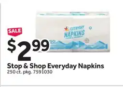 Stop&Shop Stop & Shop Everyday Napkins offer