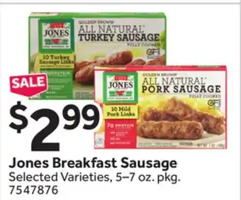 Stop&Shop Jones Breakfast Sausage offer
