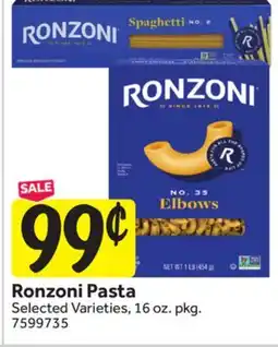 Stop&Shop Ronzoni Pasta offer