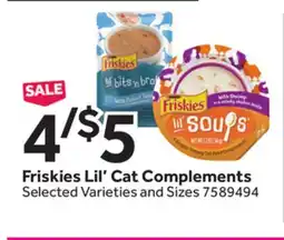 Stop&Shop Friskies Lil' Cat Complements offer