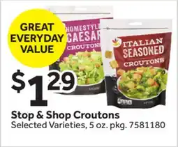Stop&Shop Stop & Shop Croutons offer