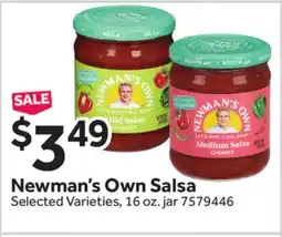 Stop&Shop Newman's Own Salsa offer