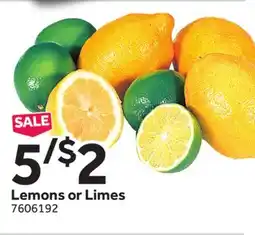 Stop&Shop Lemons or Limes offer