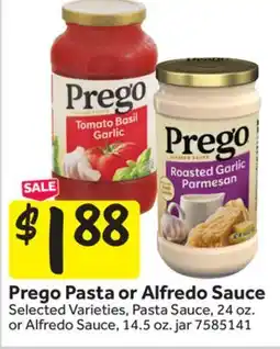 Stop&Shop Prego Pasta or Alfredo Sauce offer