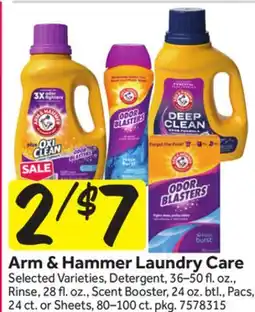 Stop&Shop Arm & Hammer Laundry Care offer