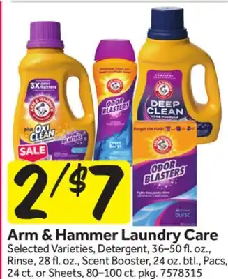 Stop&Shop Arm & Hammer Laundry Care offer